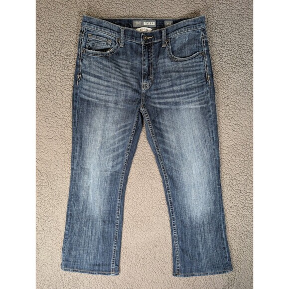 Buckle BKE Tyler Bootleg Cut Jeans Womens Size 34S Blue Country Western - Picture 1 of 10